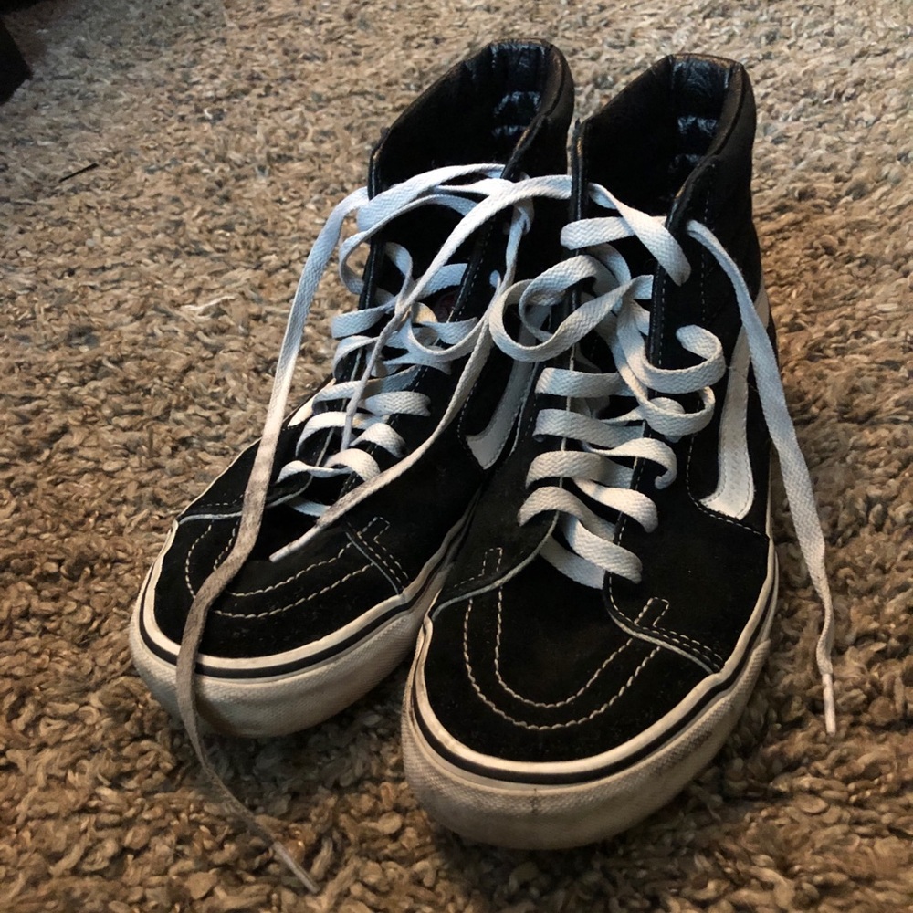 Women’s Black High Top Vans